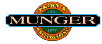 Business logo for Munger Paint and Wallcovering